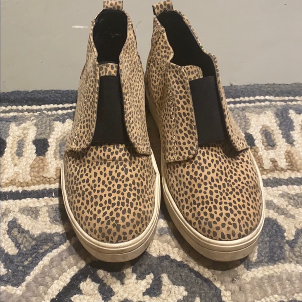cheetah print slide on